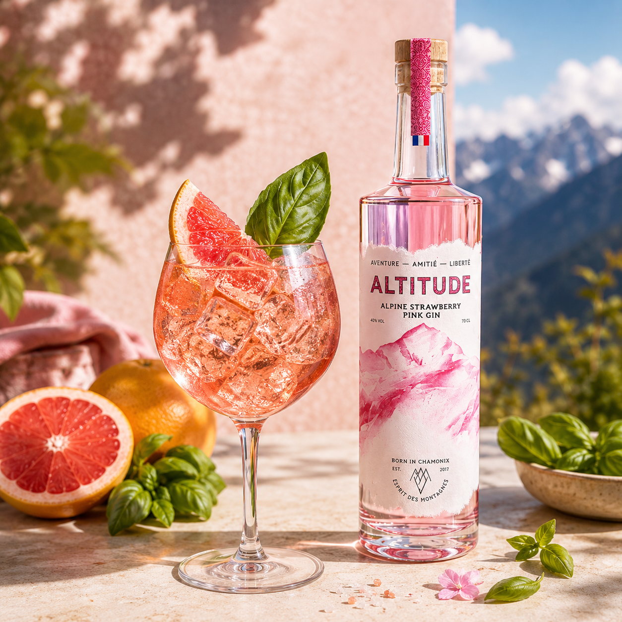 Summer Alpine Negroni