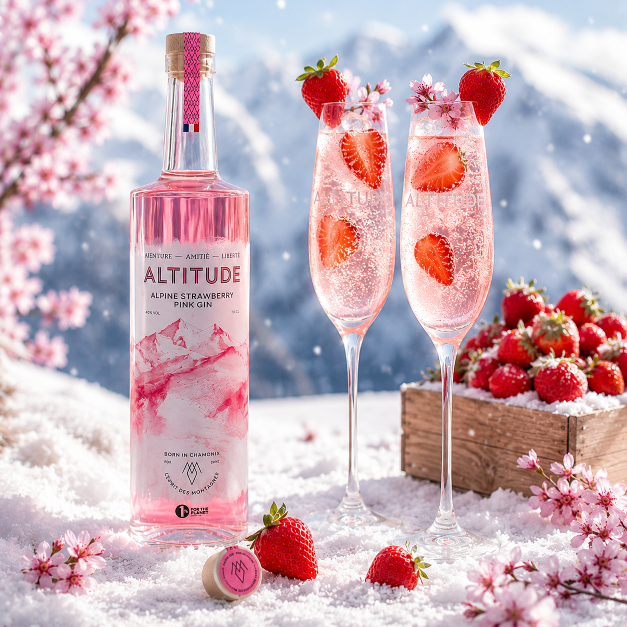 Alpine Strawberry Spritz