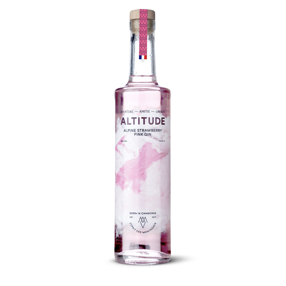 GIN ROSE À LA FRAISE